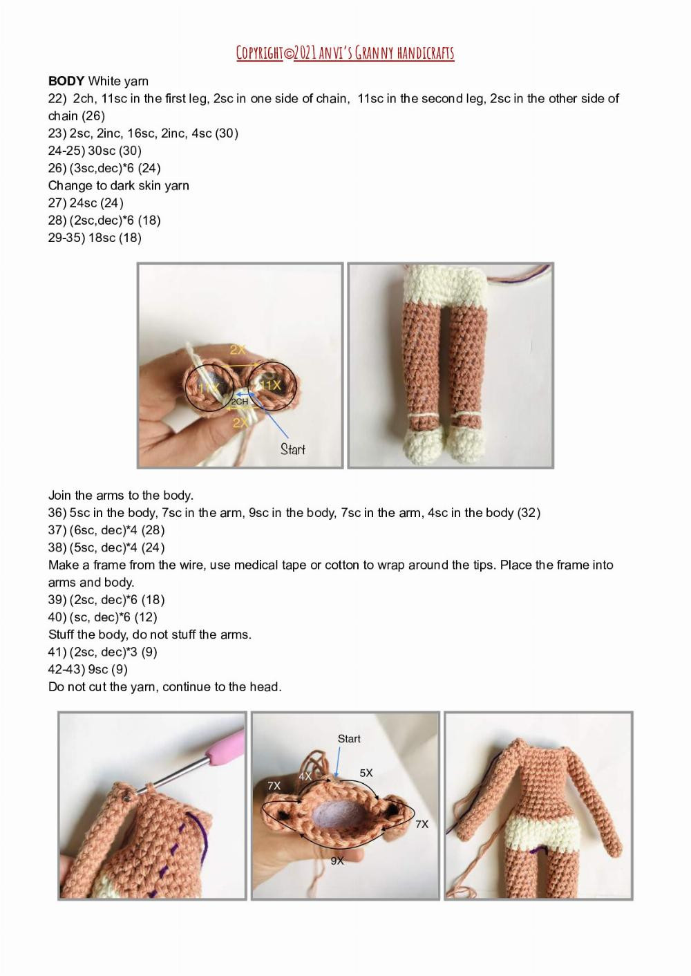 ANVI’S GRANNY HANDICRAFTS crochet pattern