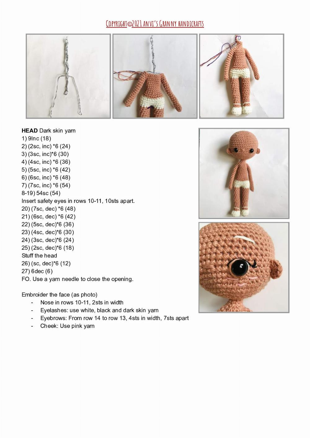 ANVI’S GRANNY HANDICRAFTS crochet pattern