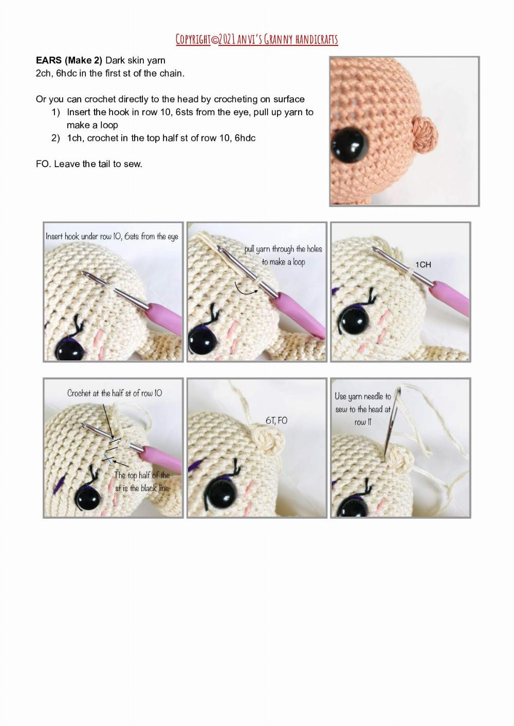 ANVI’S GRANNY HANDICRAFTS crochet pattern