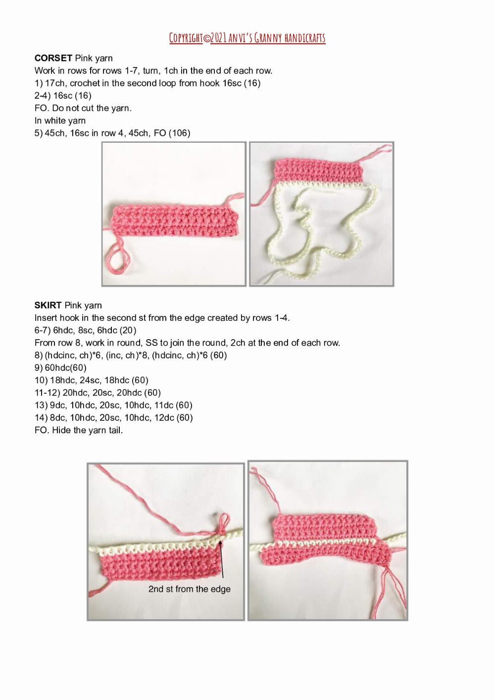 ANVI’S GRANNY HANDICRAFTS crochet pattern