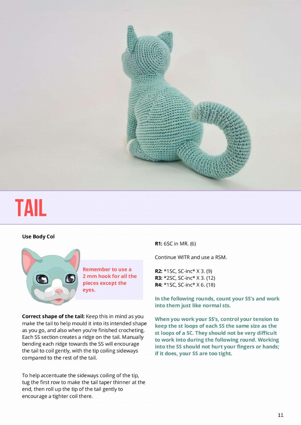 aquila the kitten crochet pattern