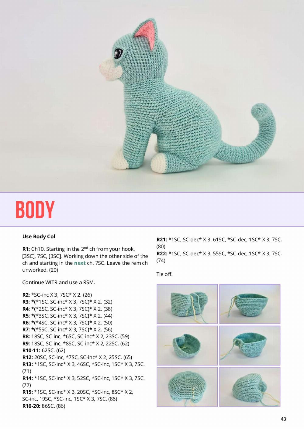 aquila the kitten crochet pattern