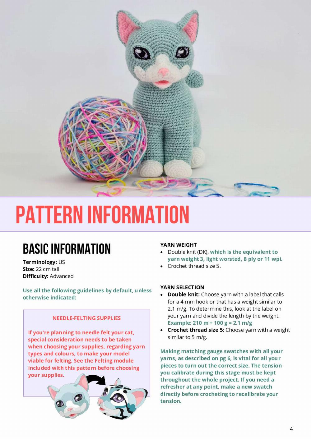 aquila the kitten crochet pattern