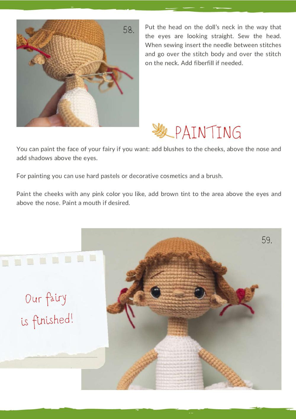 ASTRID, THE CHRISTMAS FAIRY Crochet toy pattern