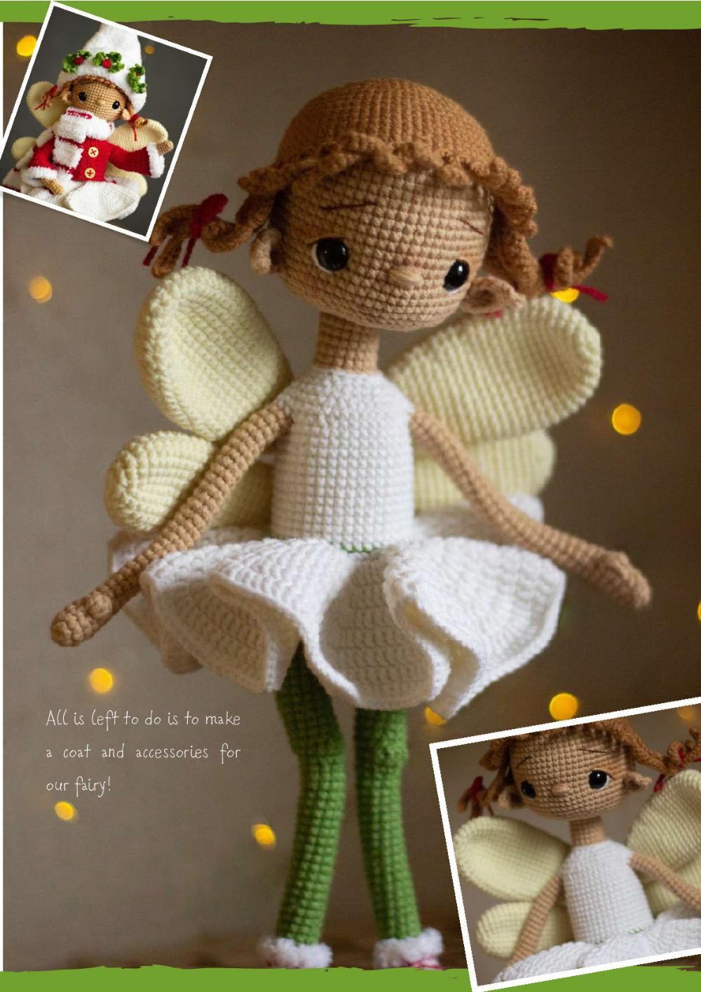 ASTRID, THE CHRISTMAS FAIRY Crochet toy pattern