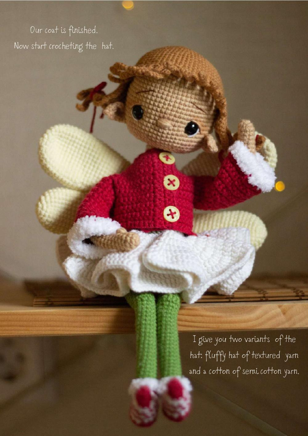 ASTRID, THE CHRISTMAS FAIRY Crochet toy pattern