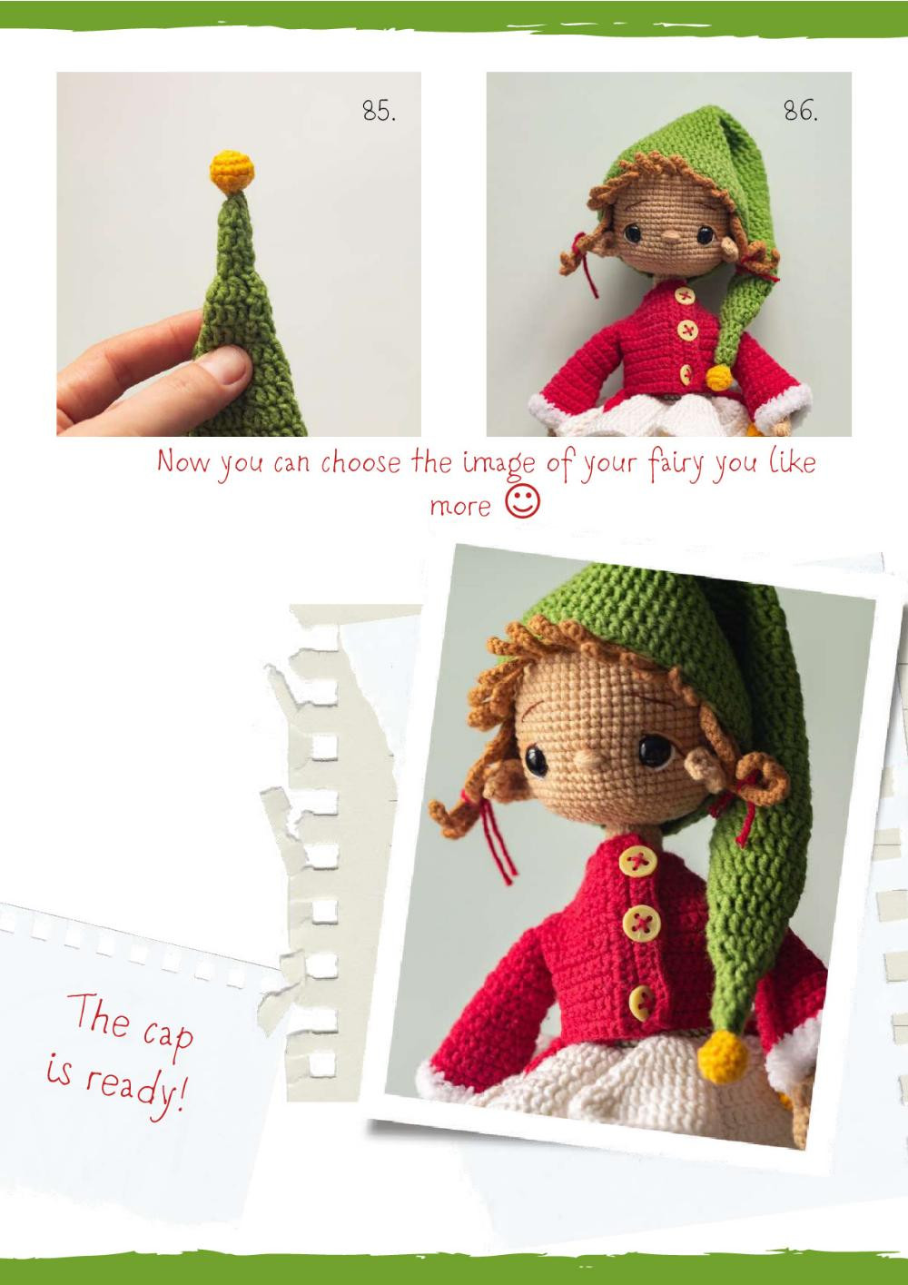 ASTRID, THE CHRISTMAS FAIRY Crochet toy pattern