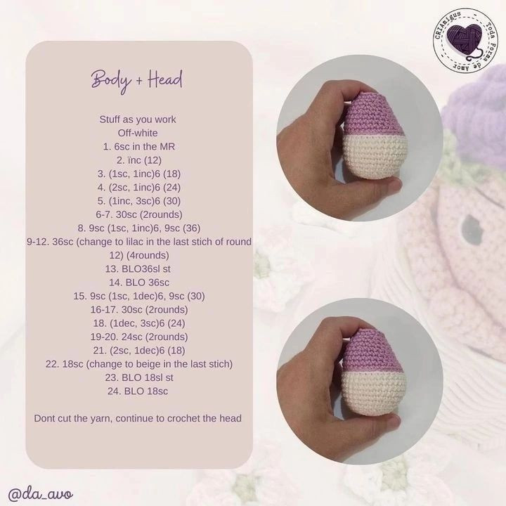 baby berry free crochet pattern