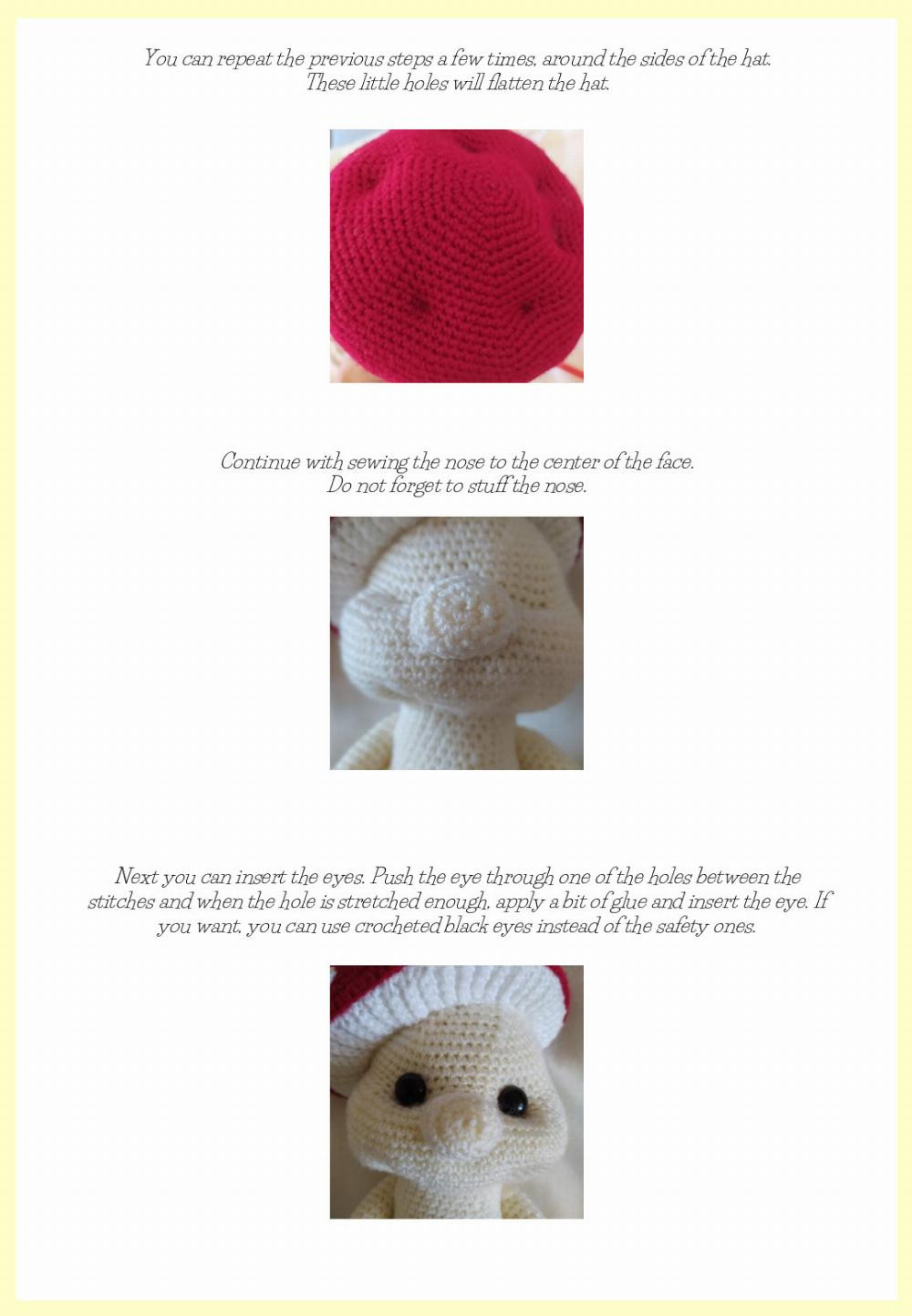 Baby Toadstool Crochet pattern