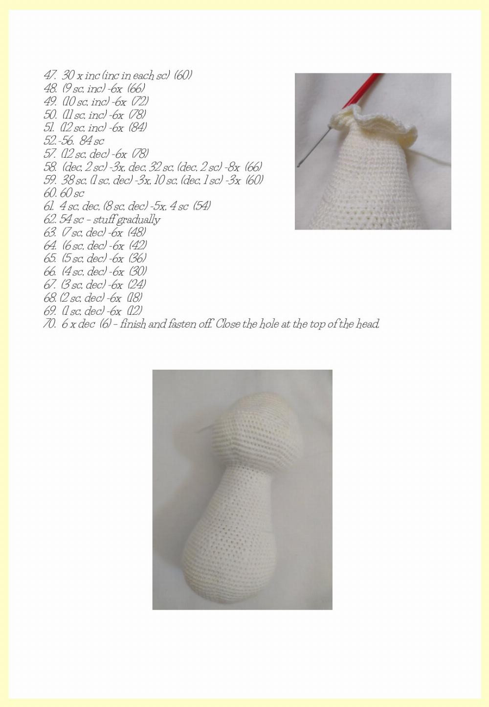 Baby Toadstool Crochet pattern