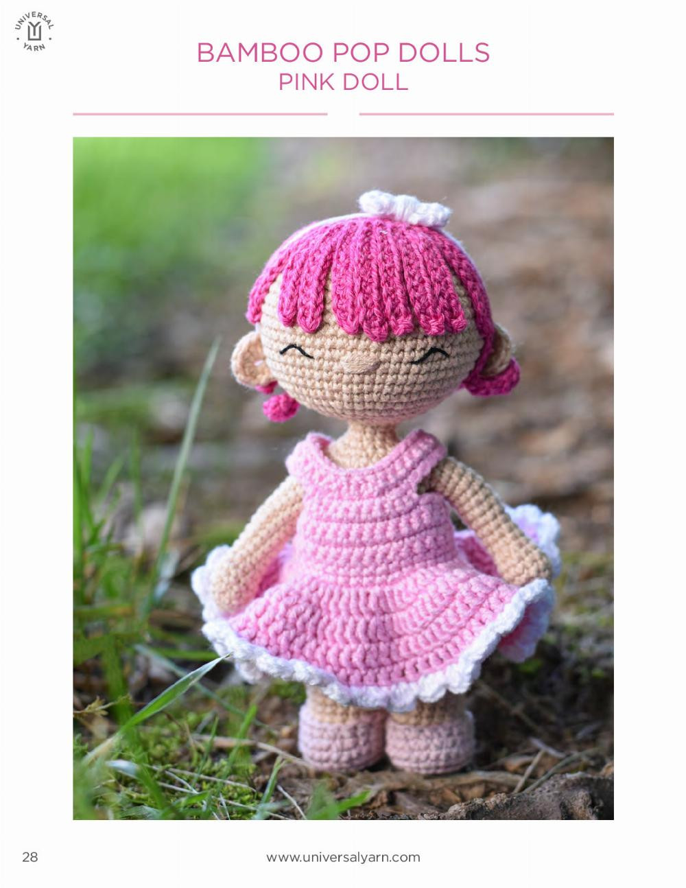 BAMBOO POP DOLLS basic doll body (crochet pattern)