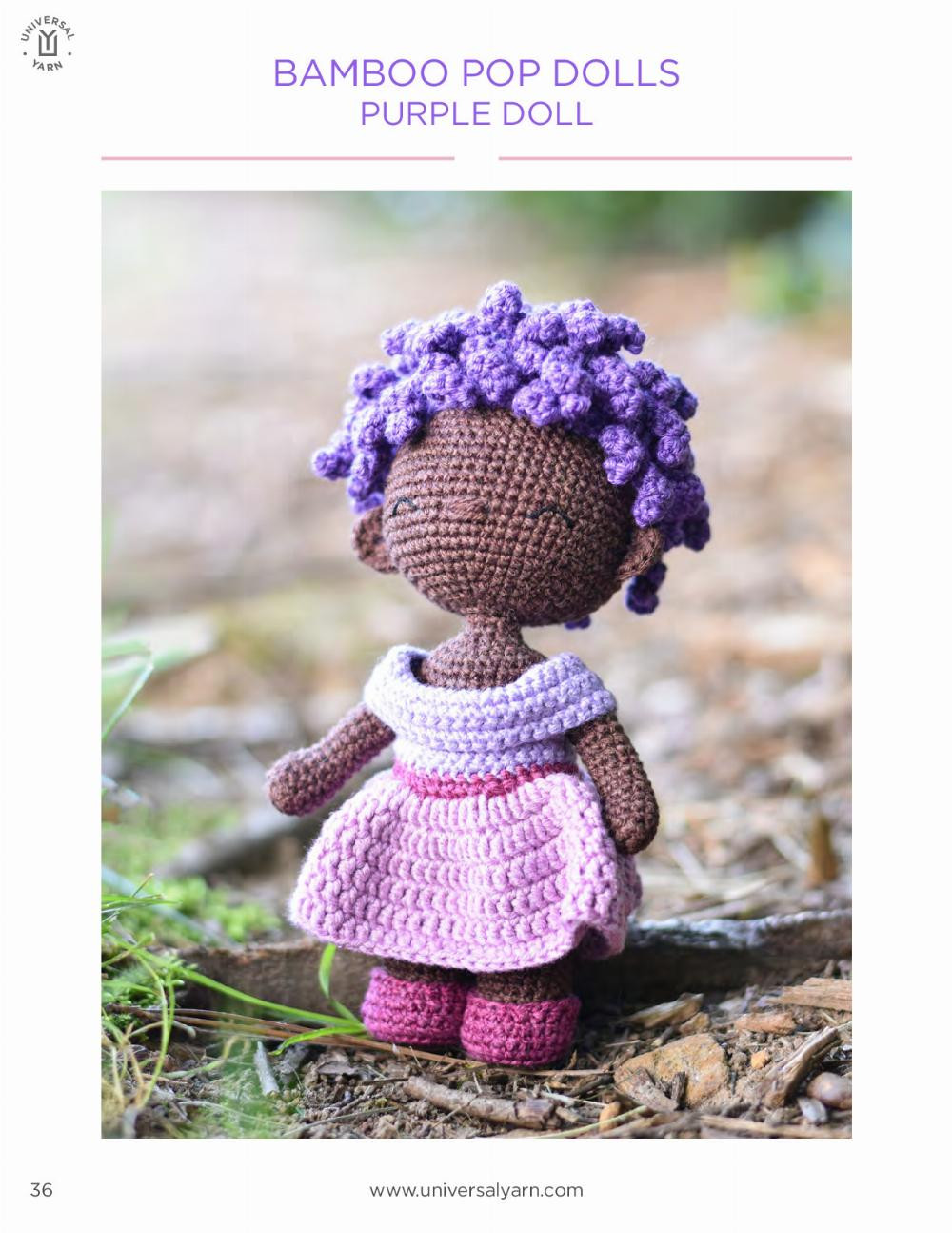 BAMBOO POP DOLLS basic doll body (crochet pattern)