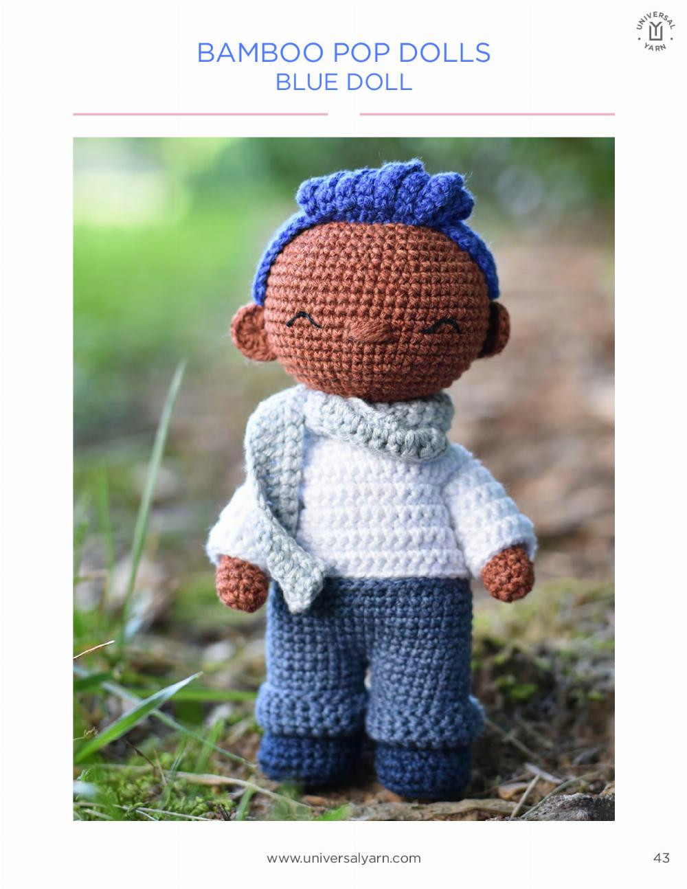 BAMBOO POP DOLLS basic doll body (crochet pattern)