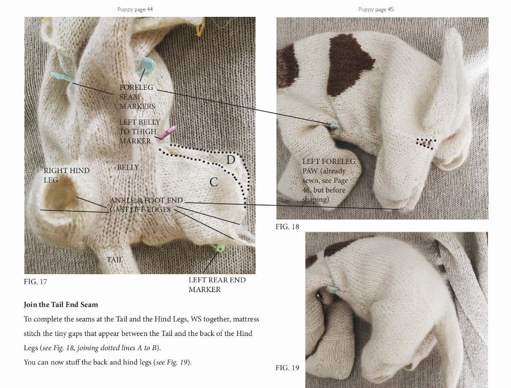 BEAGLE PUPPY knitting pattern