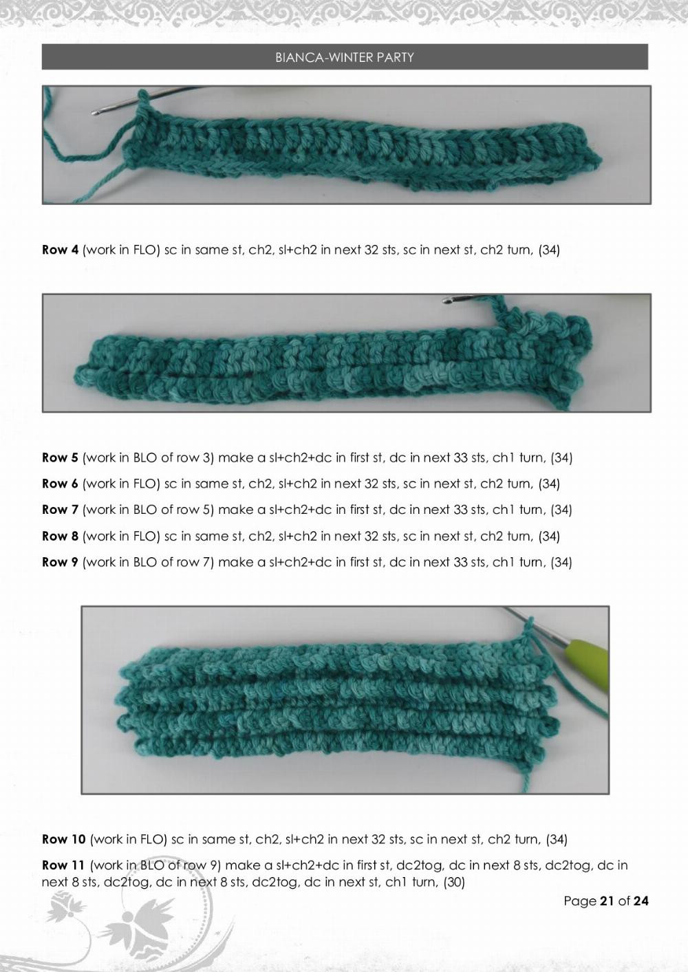 BIANCA-WINTER PARTY crochet pattern