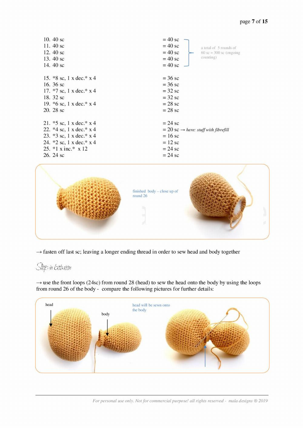 bunnies crochet pattern