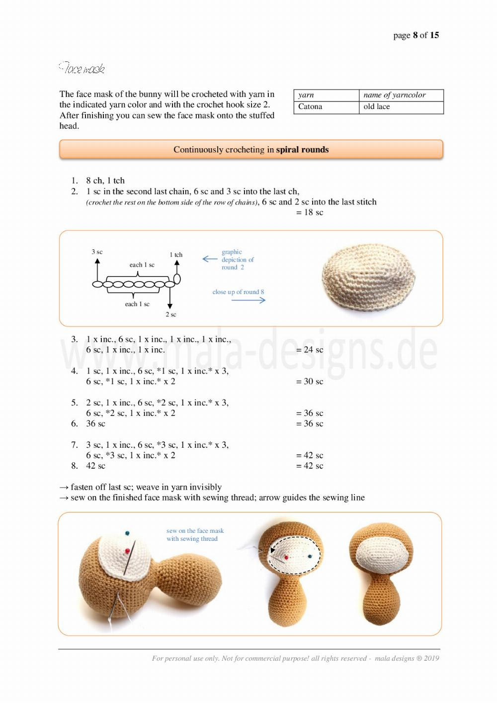 bunnies crochet pattern