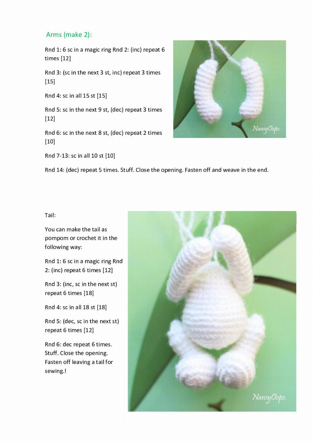 Bunny Flo crochet pattern