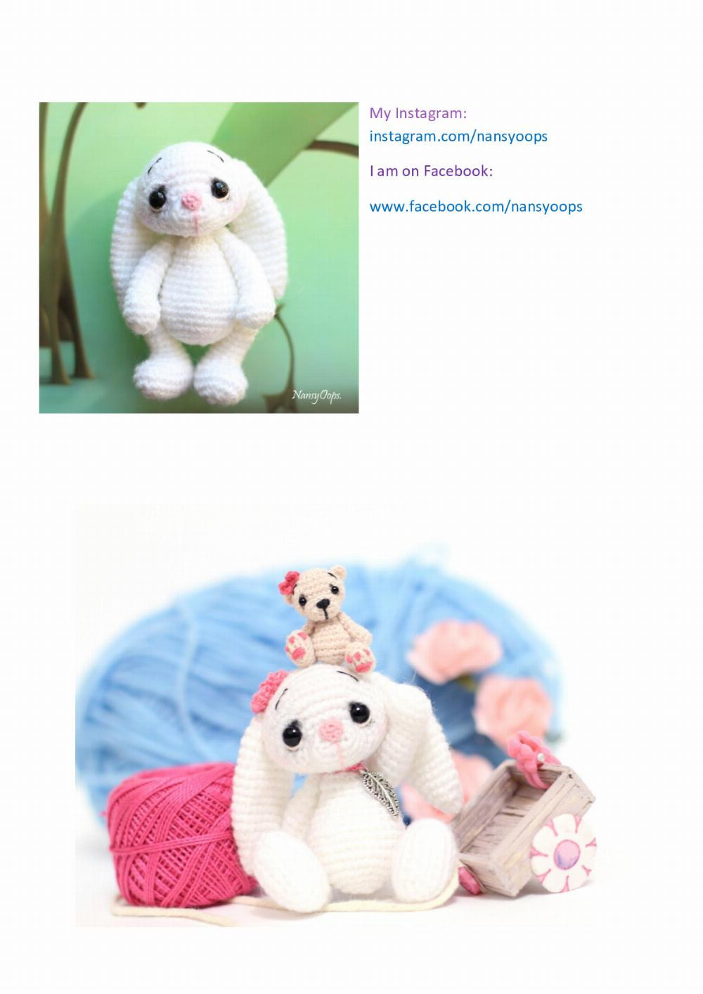 Bunny Flo crochet pattern