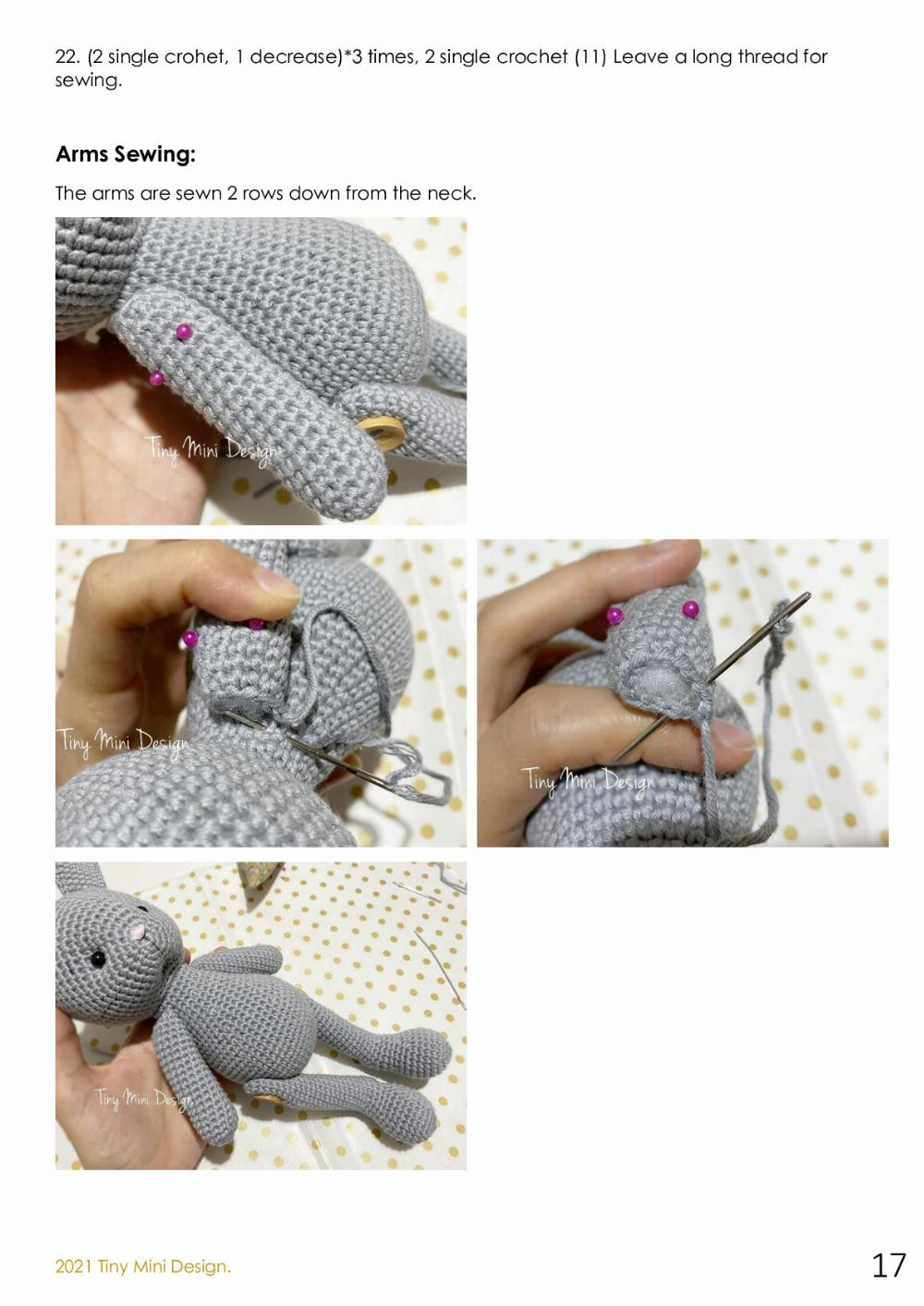 Bunny Lelipop crochet pattern