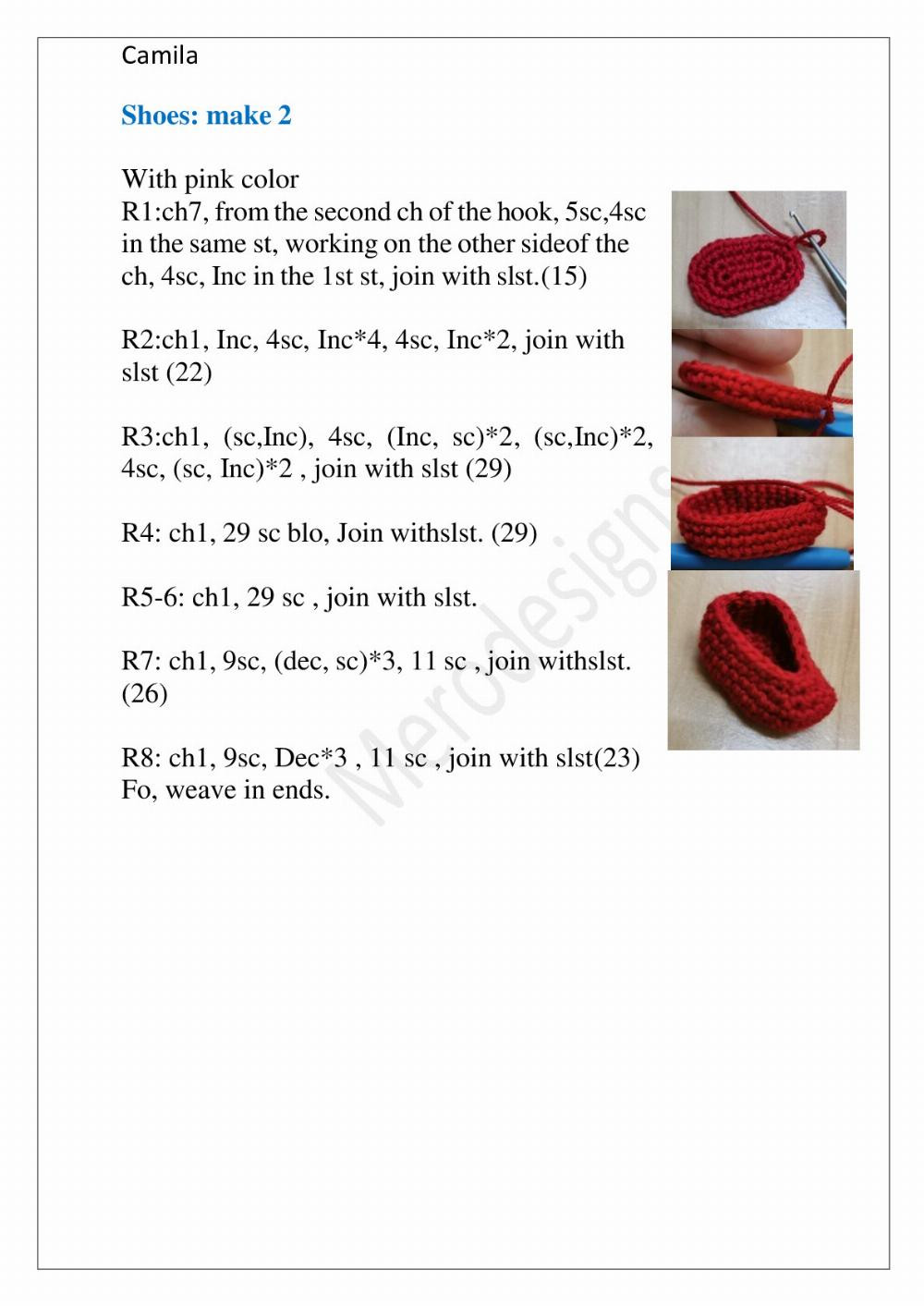 Camila Camila crochet pattern