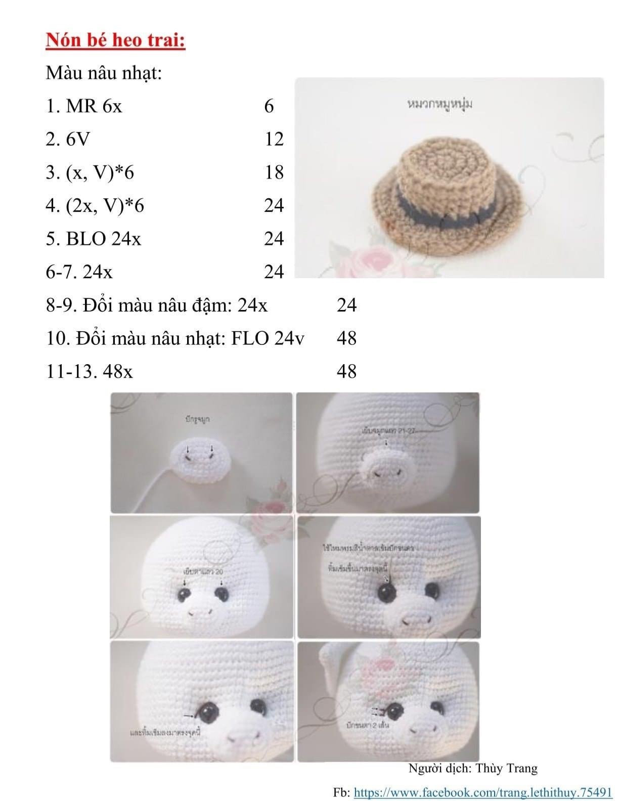 Chart dịch đôi heo dễ thương