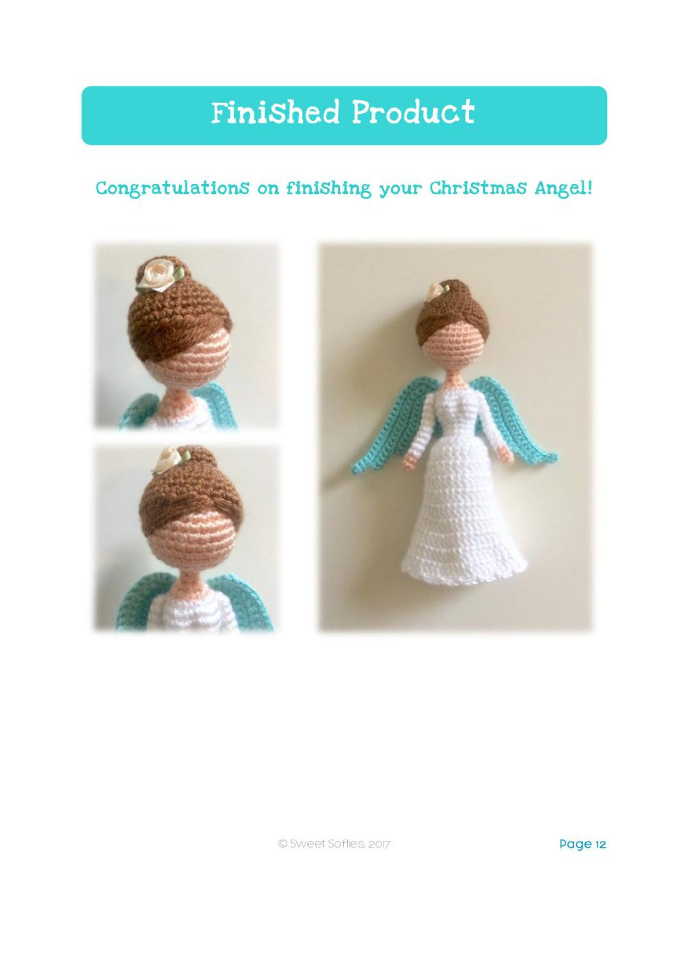 Christmas Angel Amigurumi & Crochet Pattern