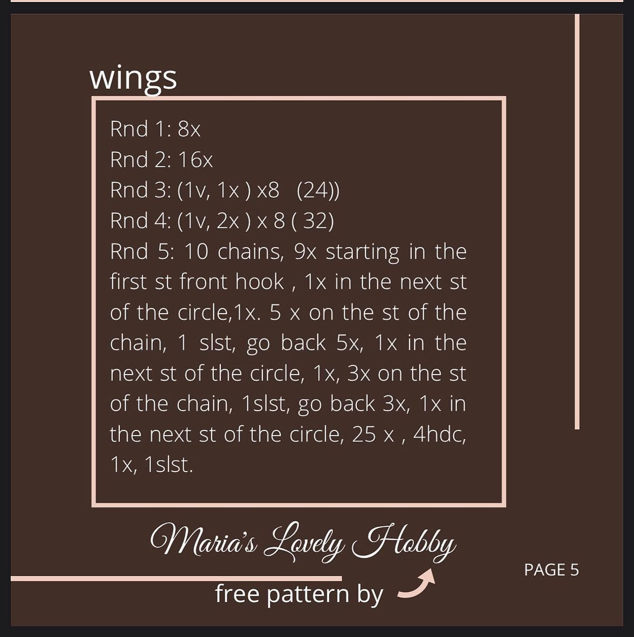 cockatiel free pattern