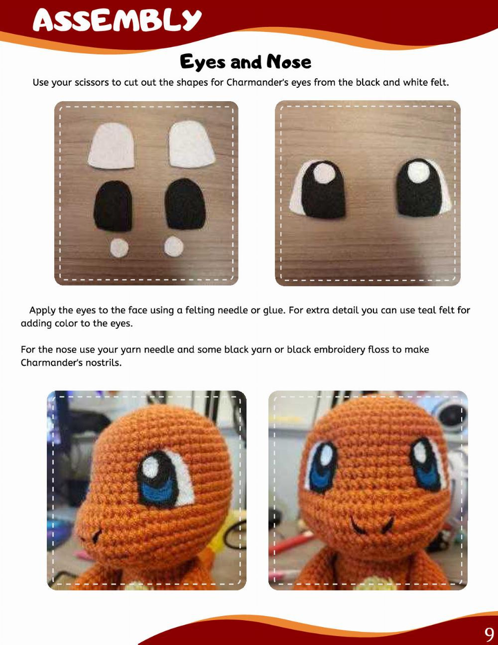 collection of 24 pokemon (1up crochet pokemon amigurumi pattern)