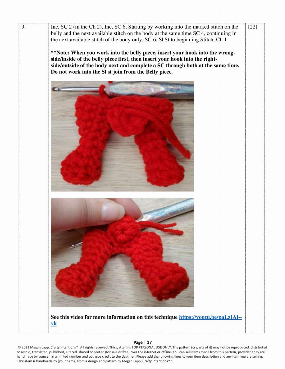 crafty intentions crochet pattern