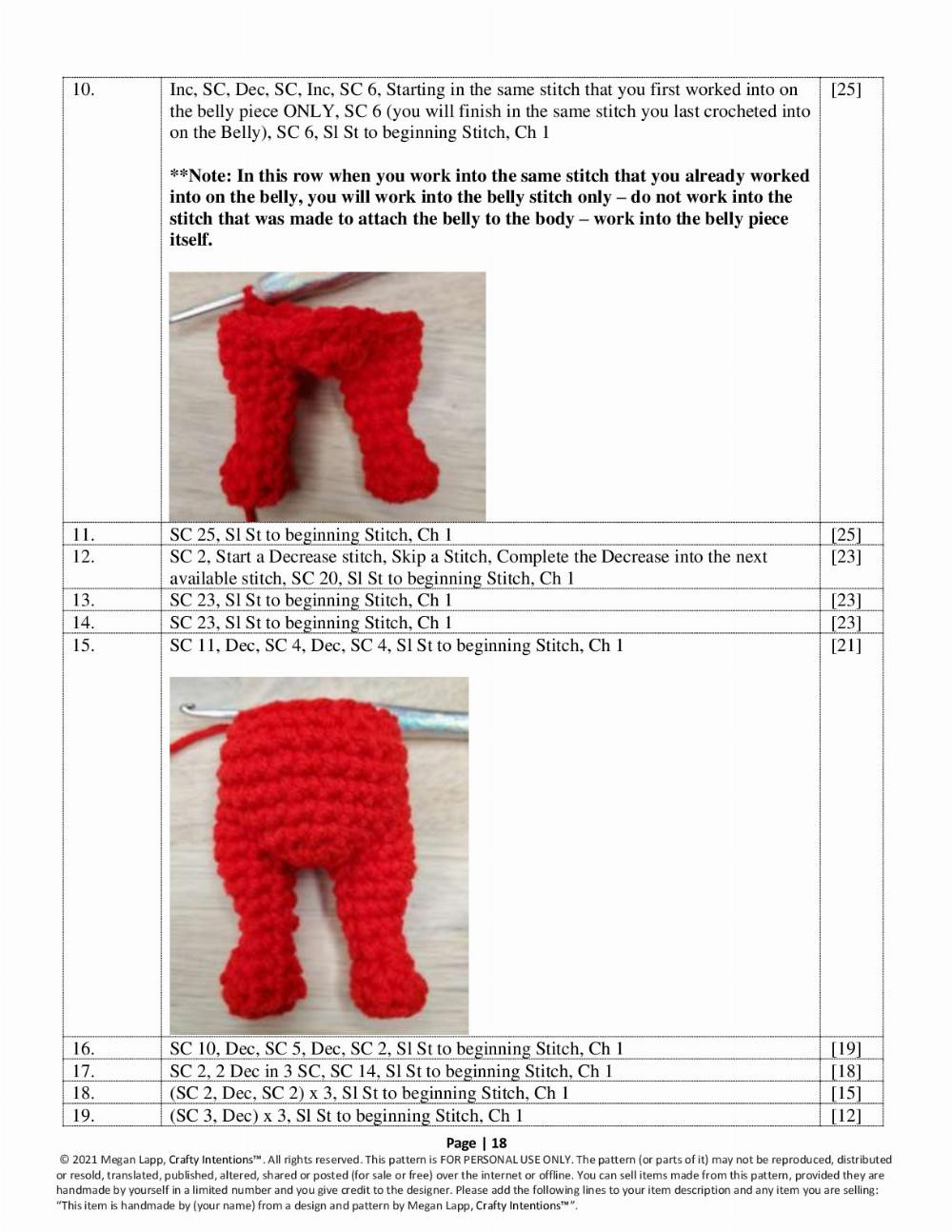 crafty intentions crochet pattern