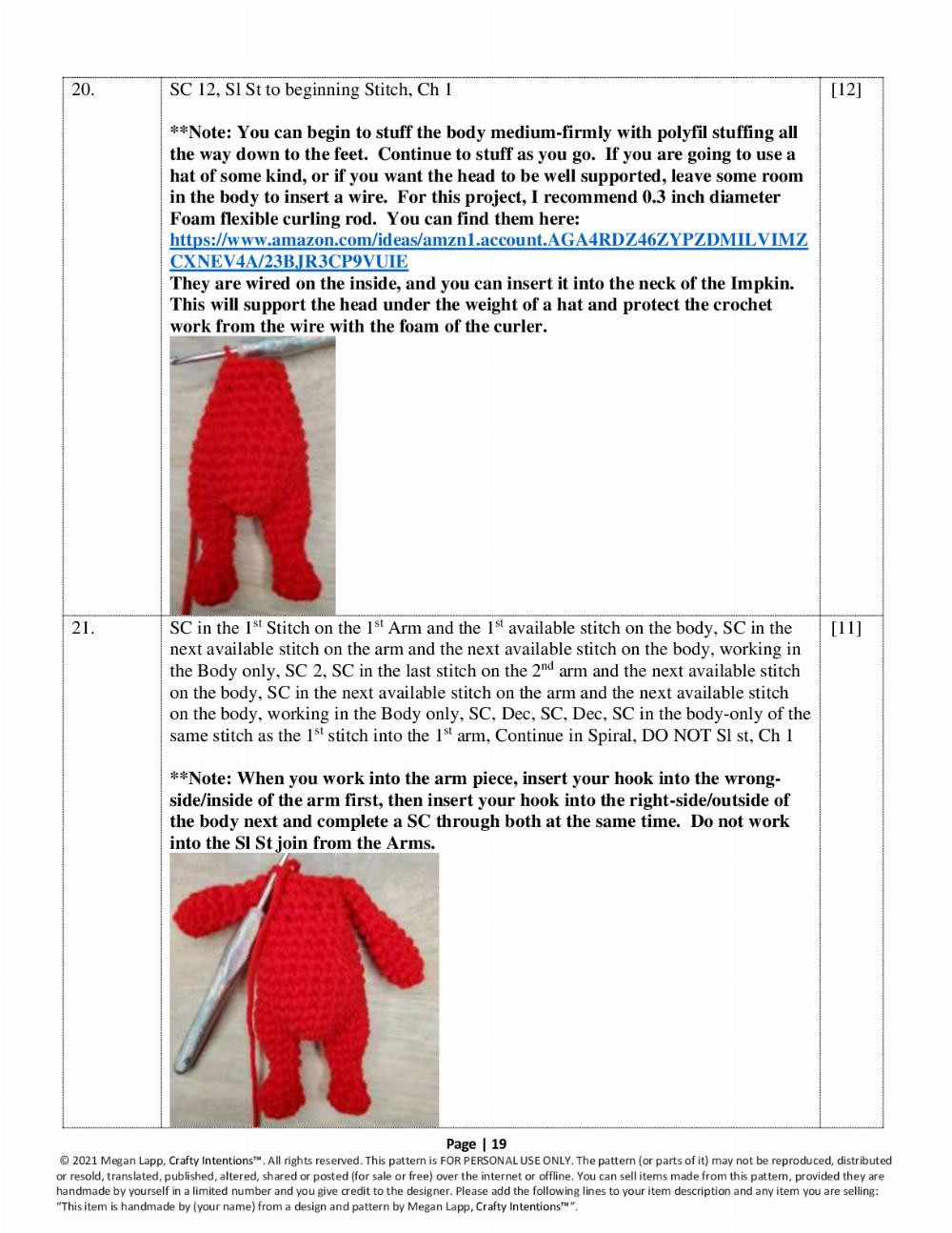 crafty intentions crochet pattern