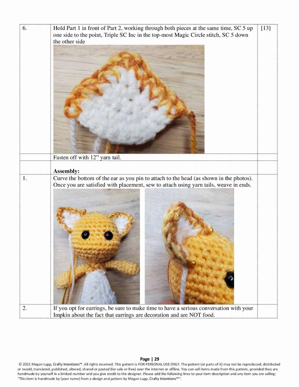 crafty intentions crochet pattern