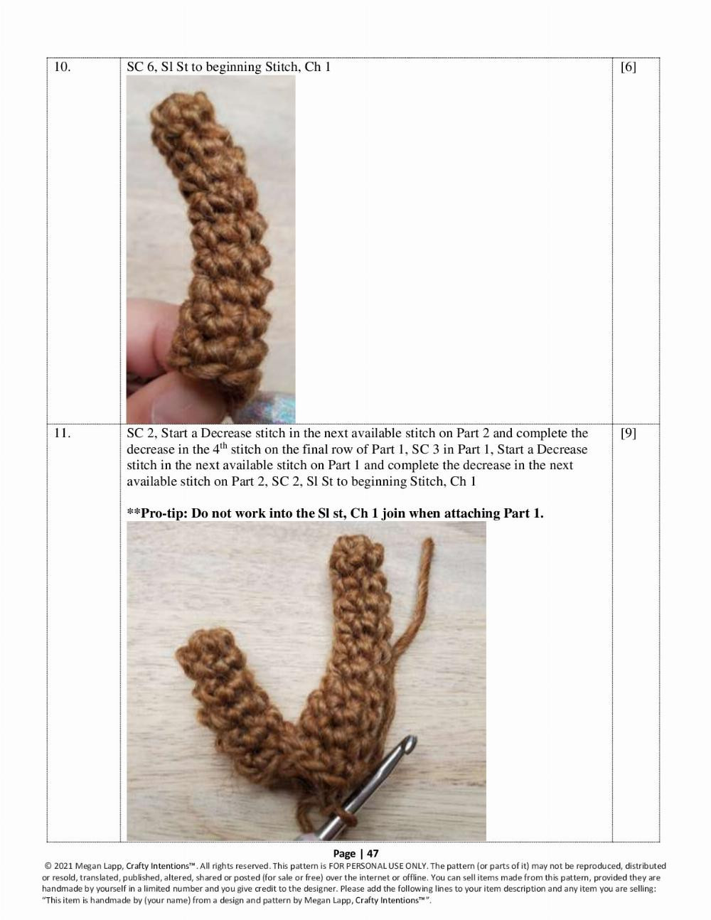 crafty intentions crochet pattern