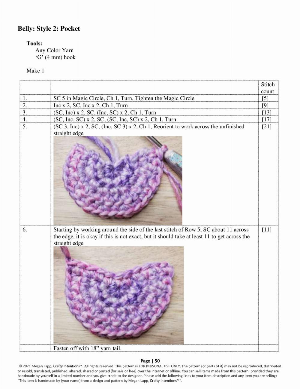 crafty intentions crochet pattern