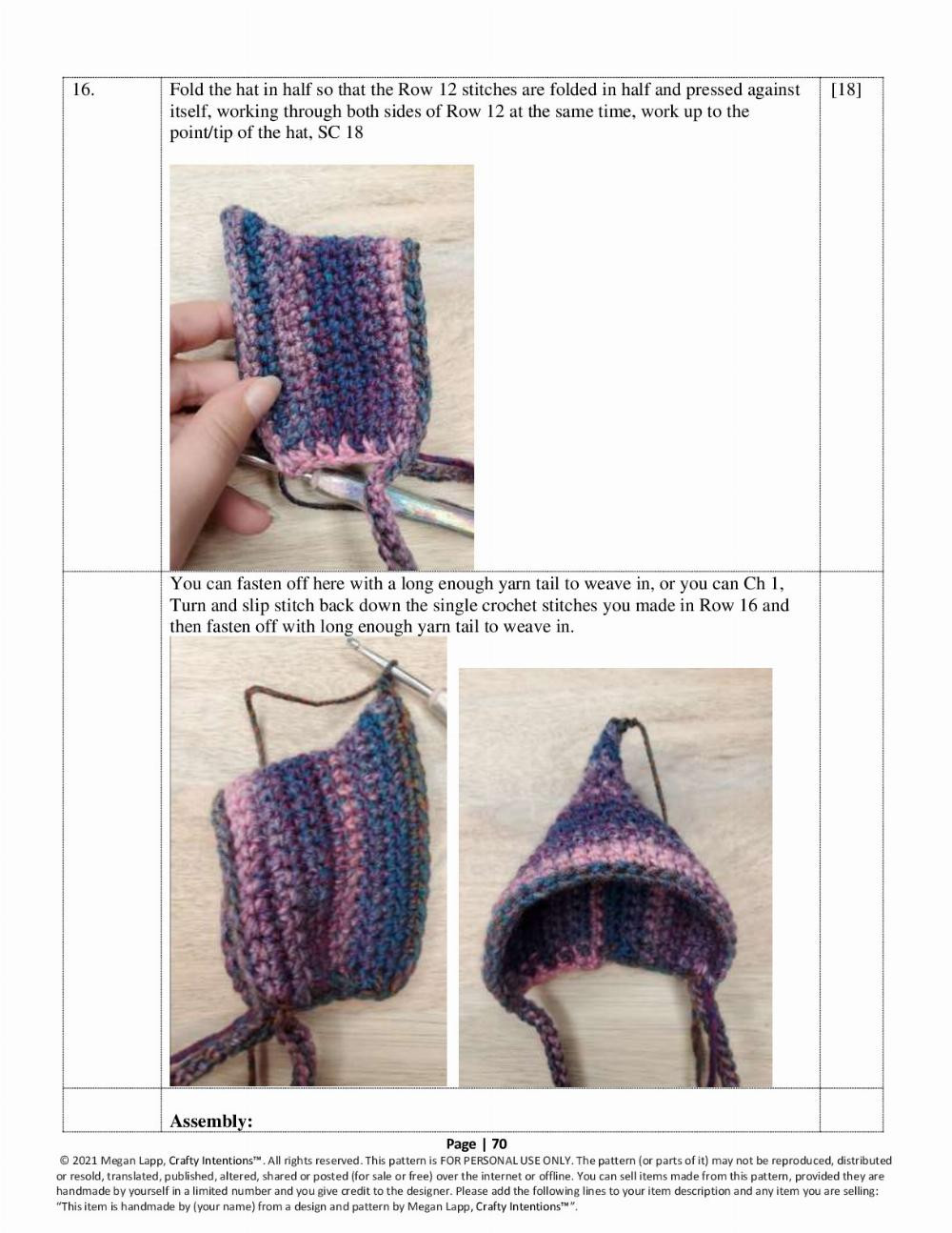 crafty intentions crochet pattern