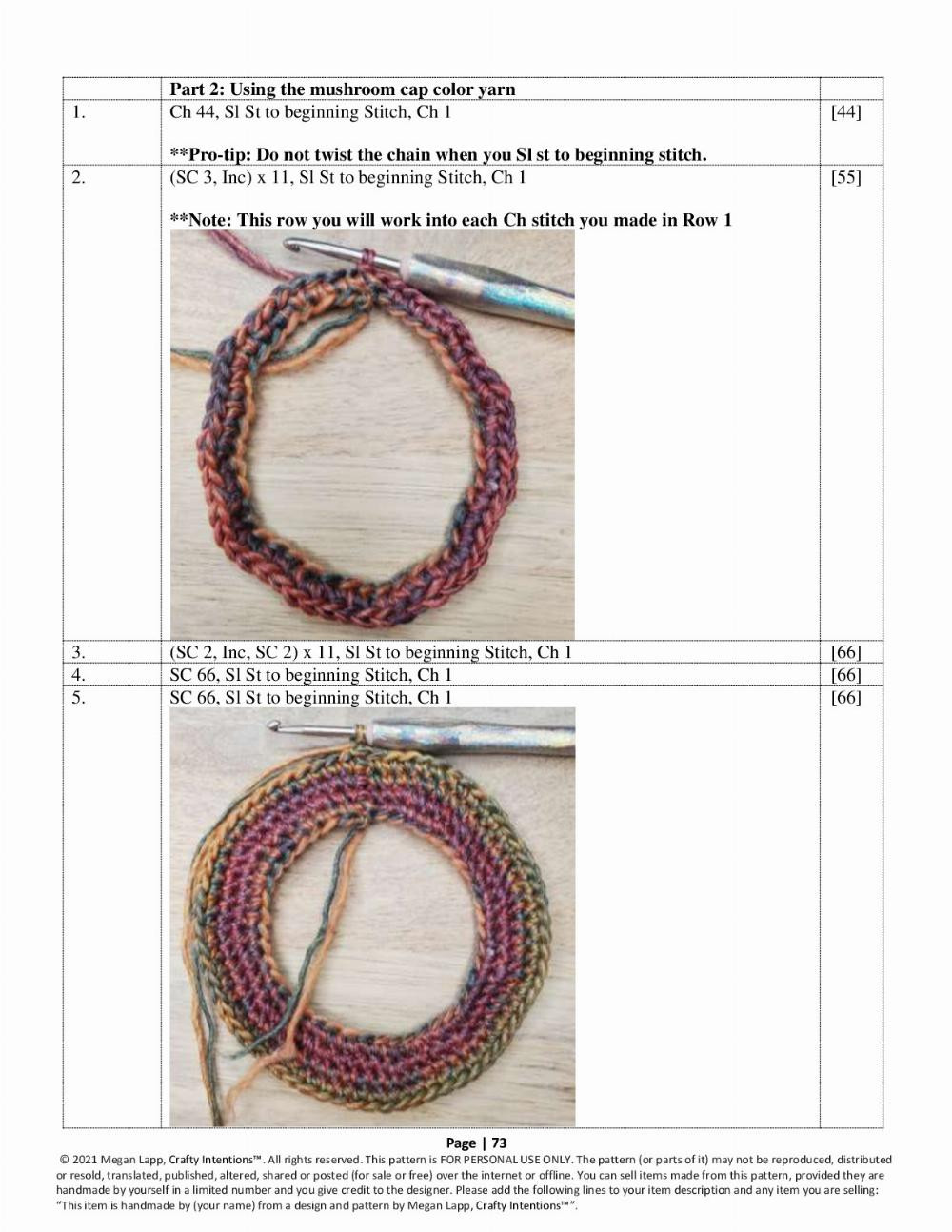 crafty intentions crochet pattern