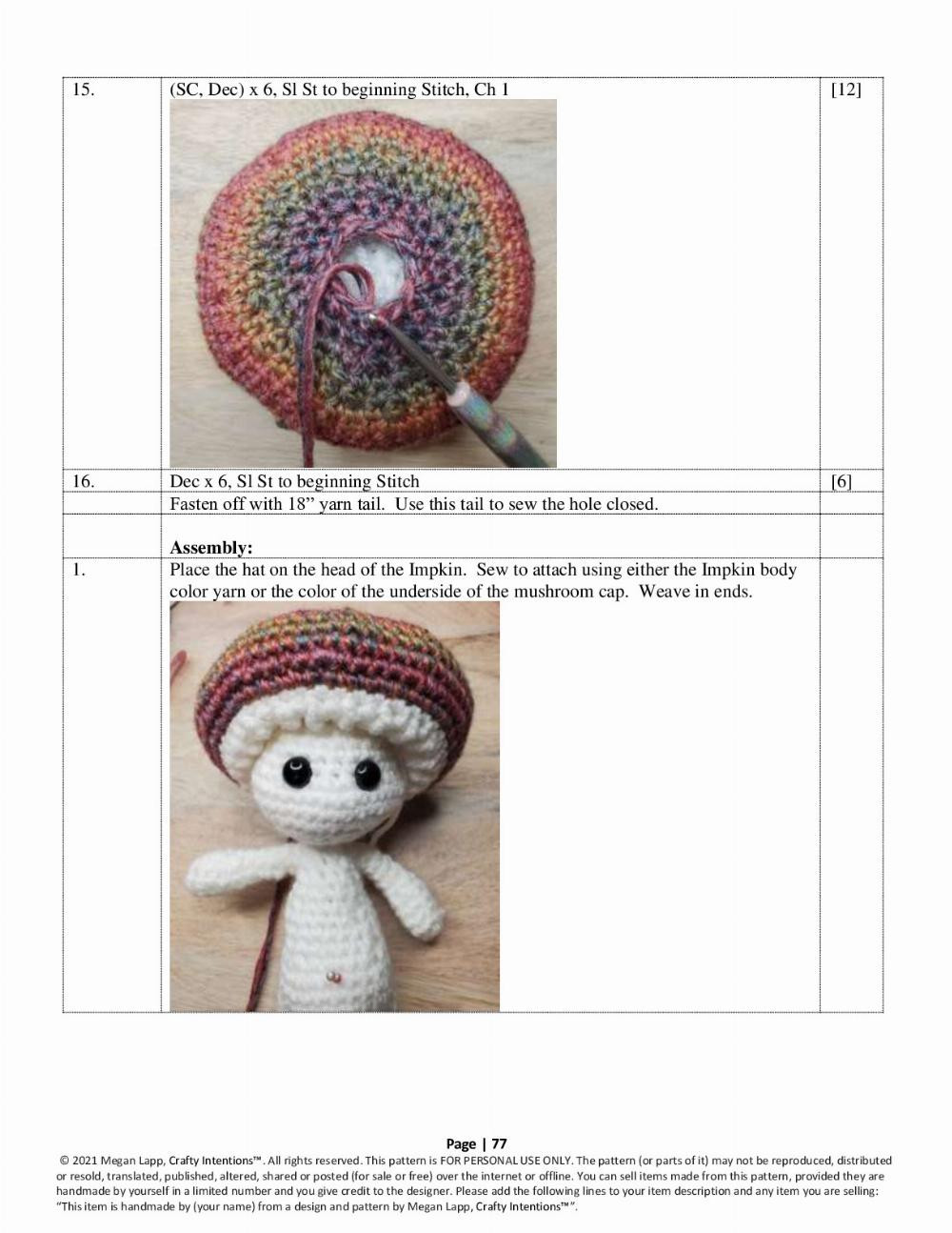 crafty intentions crochet pattern