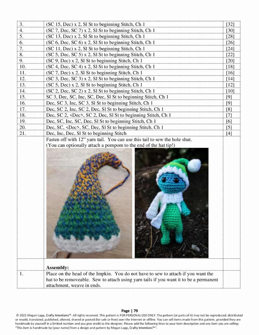 crafty intentions crochet pattern