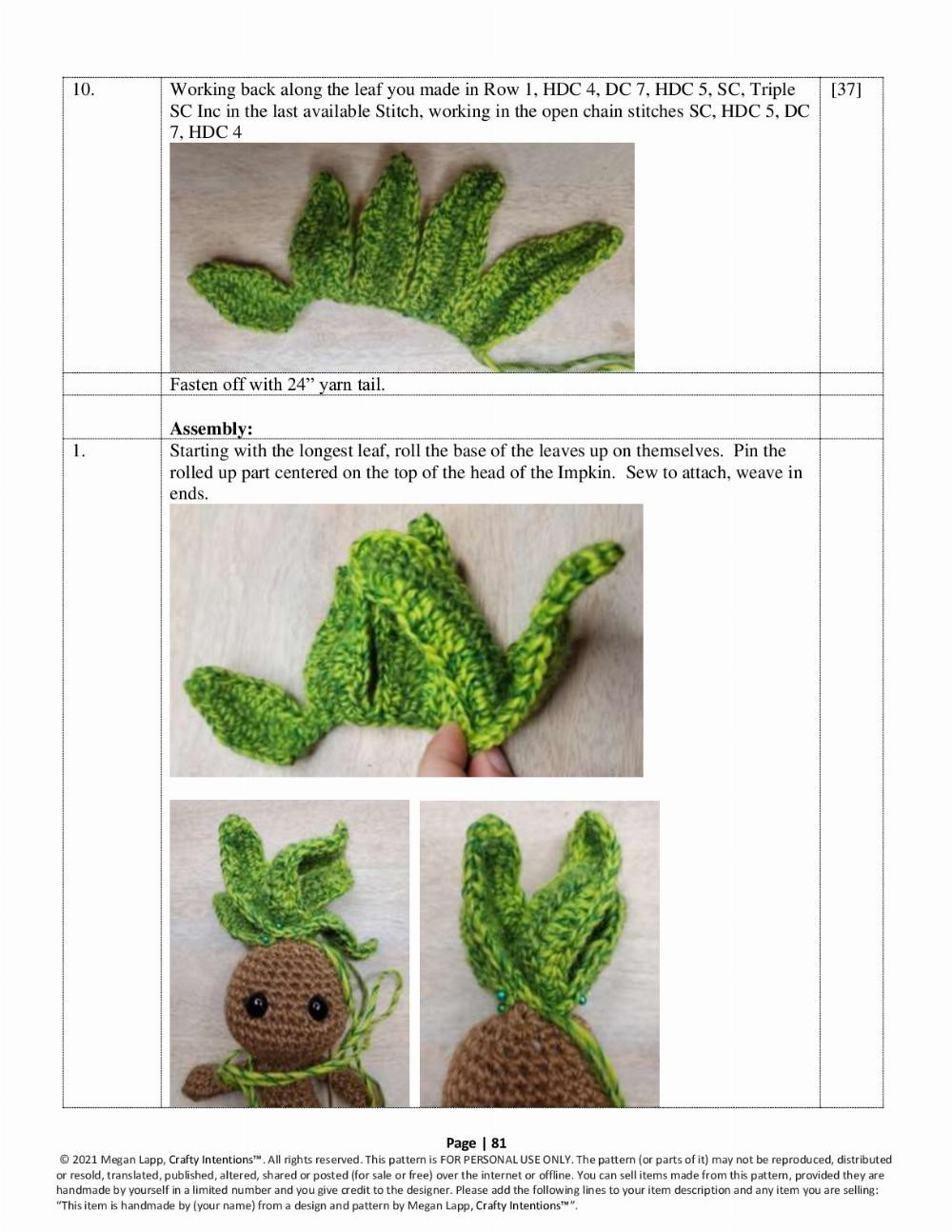 crafty intentions crochet pattern