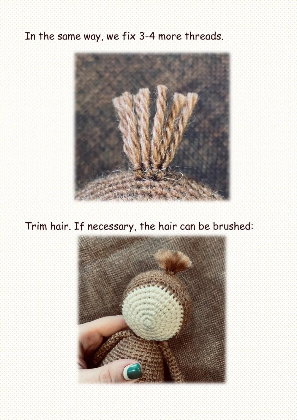 crochet and knitting pattern "sloth"
