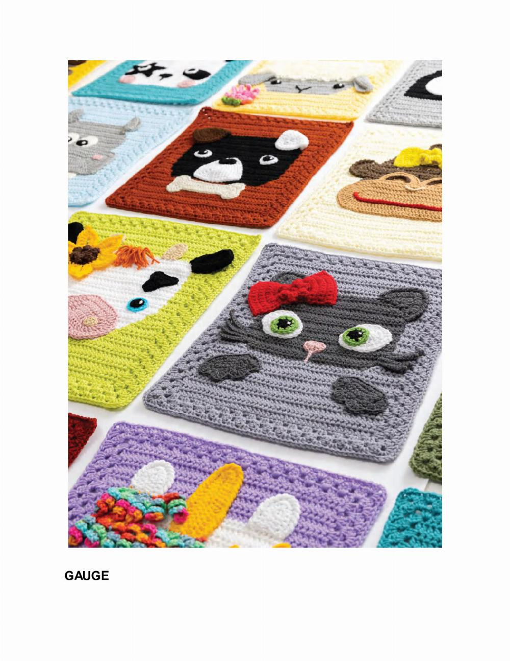 crochet animal blankets and blocks pattern