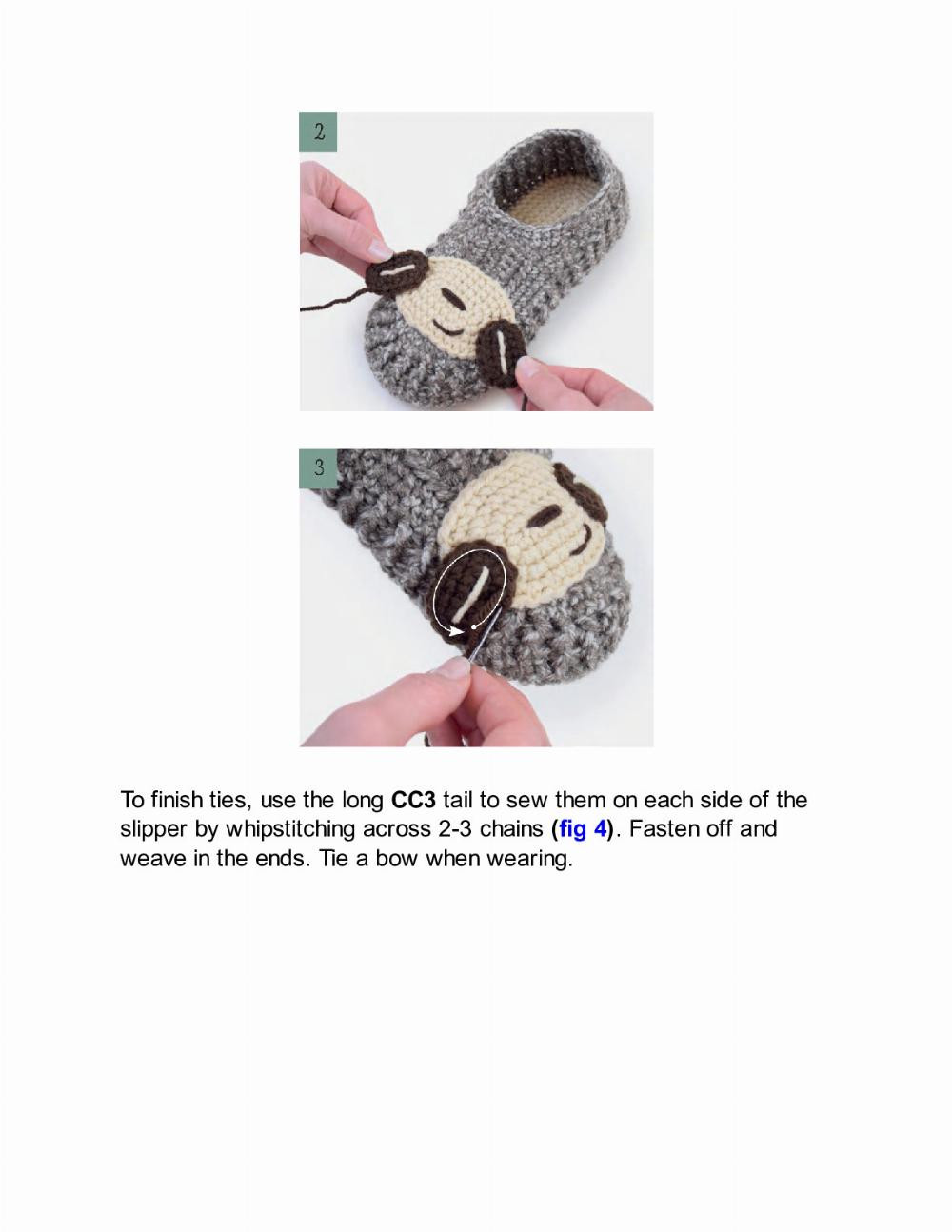 Crochet ANIMAL SLIPPERS IRA ROTT