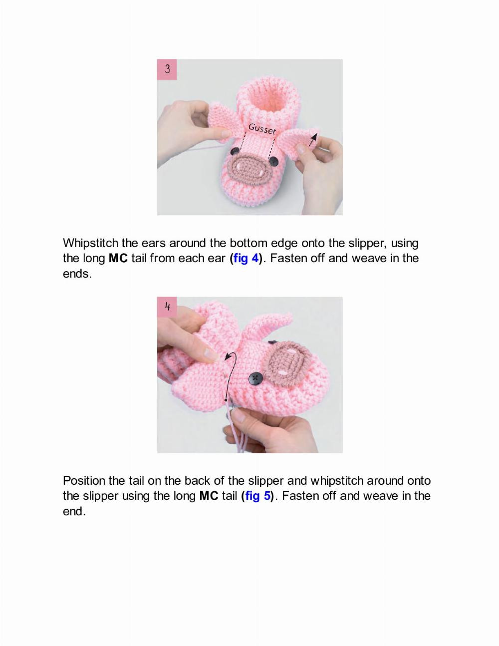 Crochet ANIMAL SLIPPERS IRA ROTT