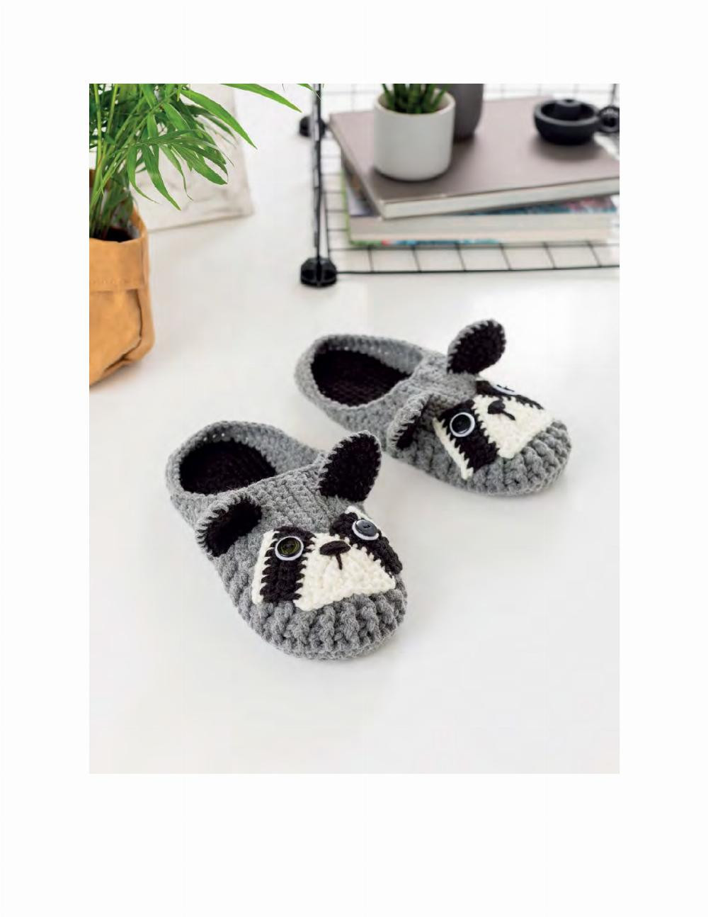 Crochet ANIMAL SLIPPERS IRA ROTT