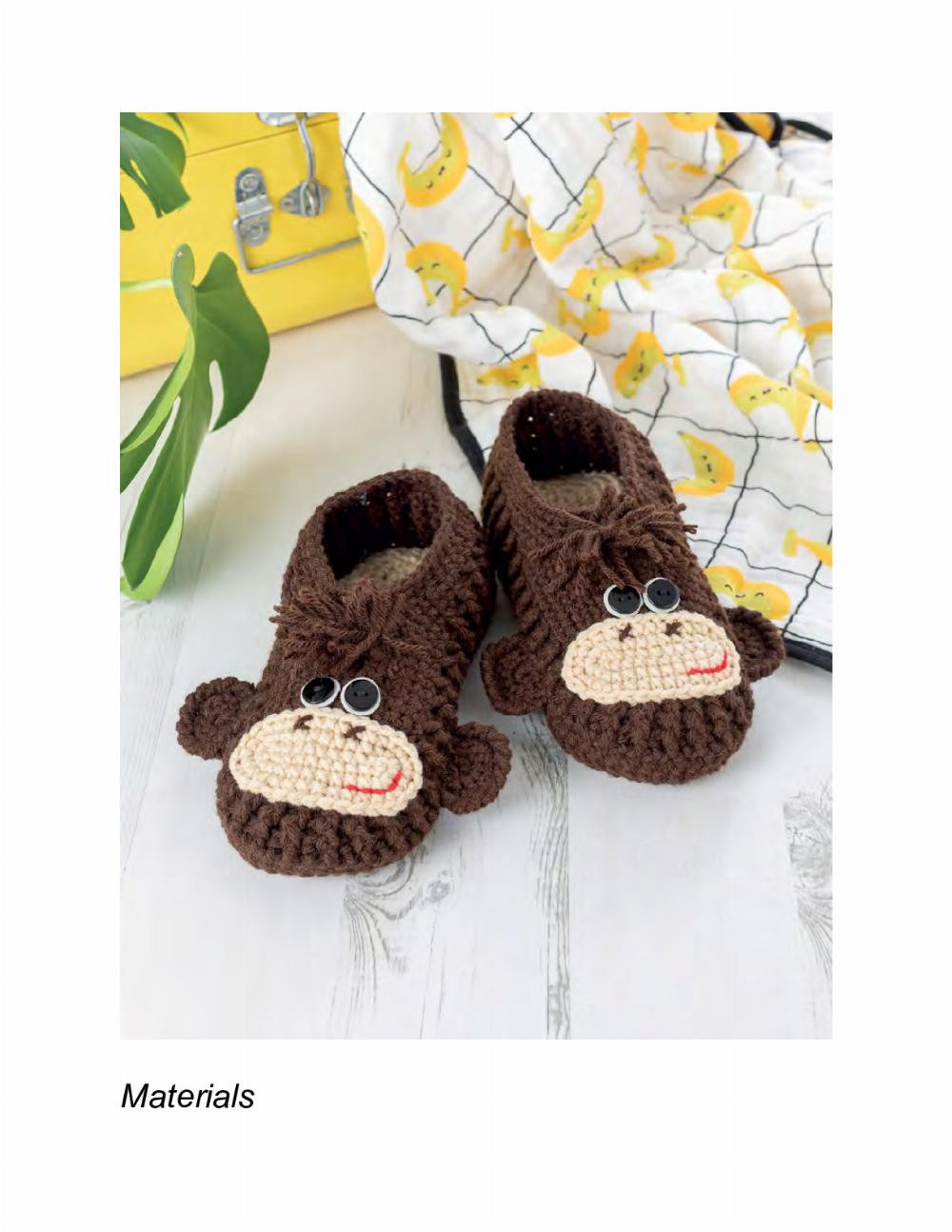 Crochet ANIMAL SLIPPERS IRA ROTT