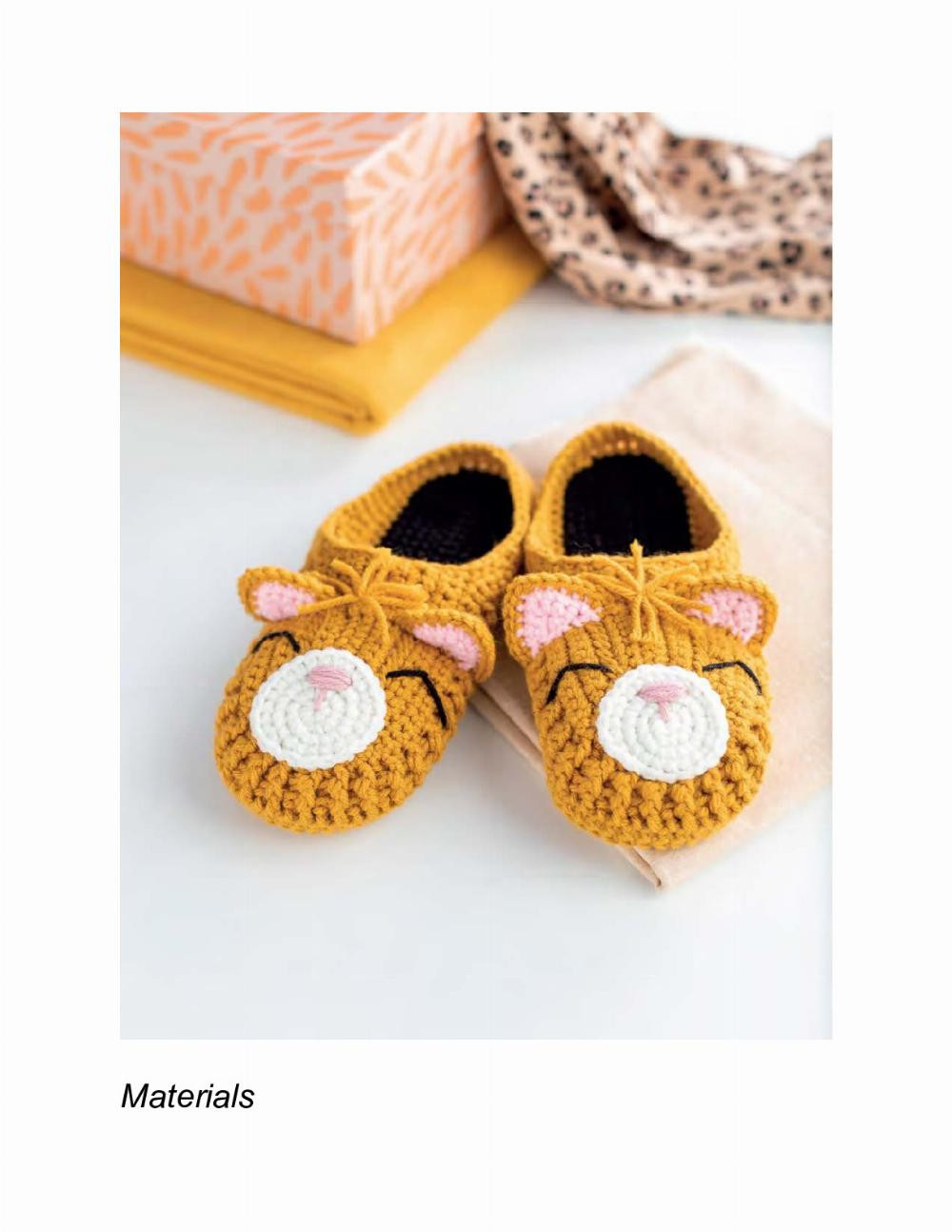 Crochet ANIMAL SLIPPERS IRA ROTT