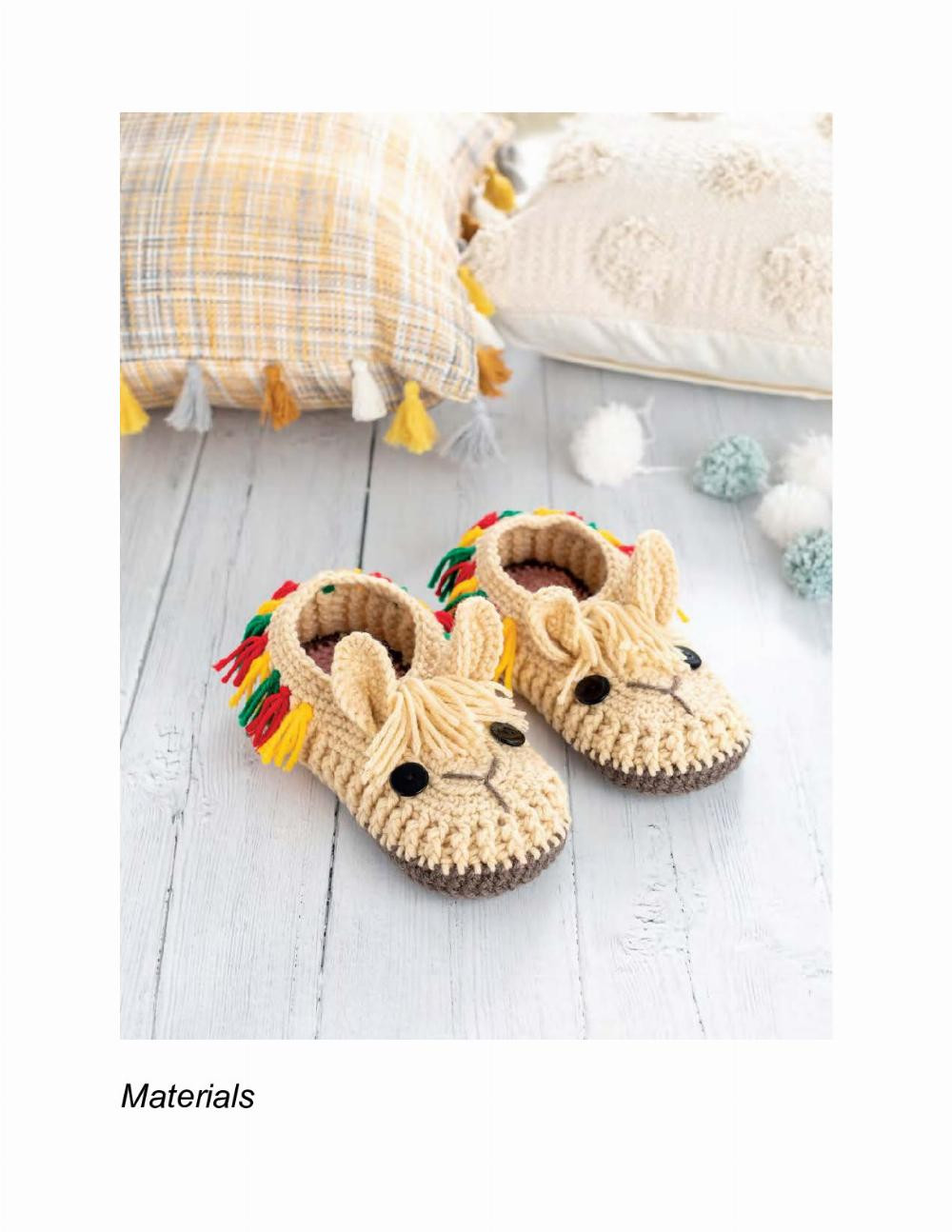 Crochet ANIMAL SLIPPERS IRA ROTT