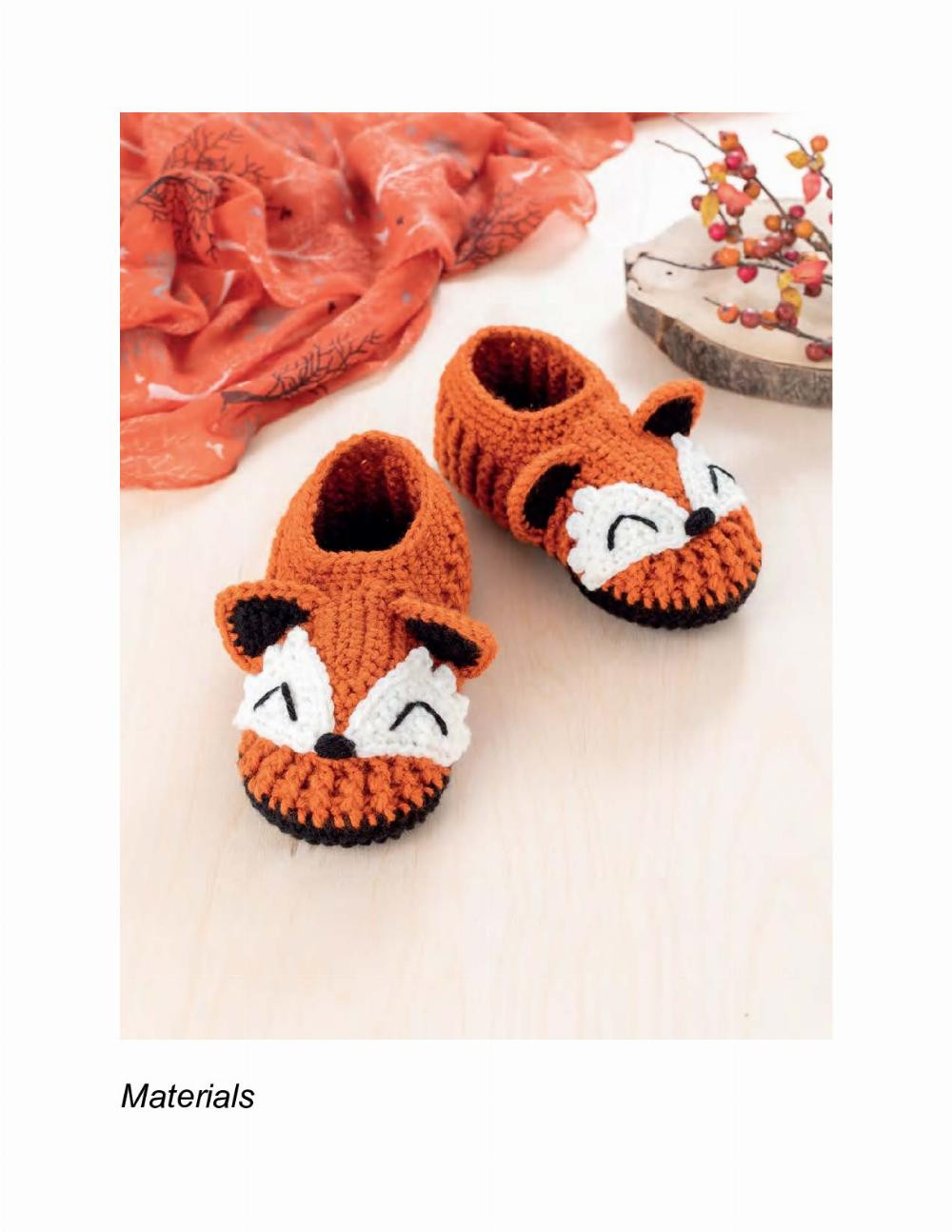 Crochet ANIMAL SLIPPERS IRA ROTT