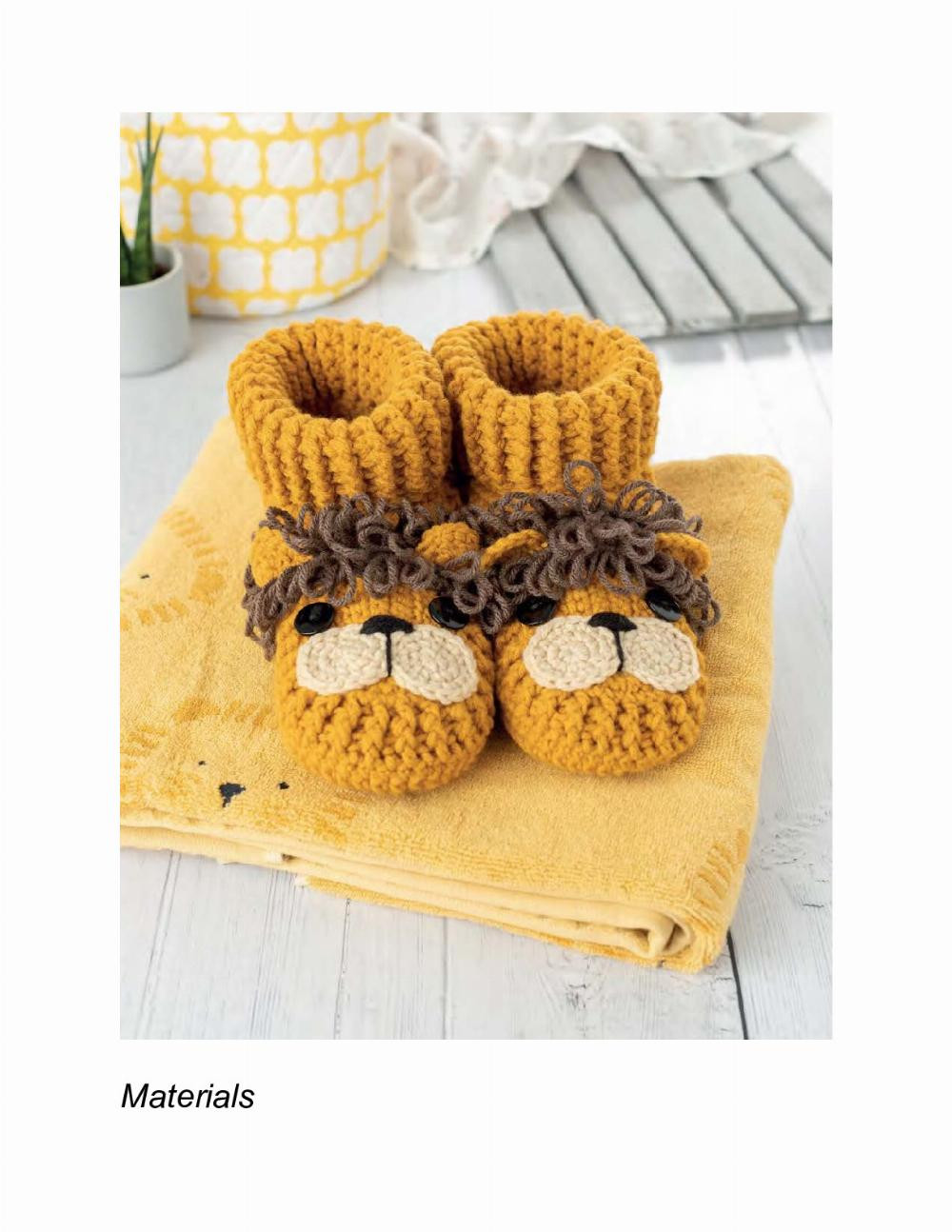 Crochet ANIMAL SLIPPERS IRA ROTT